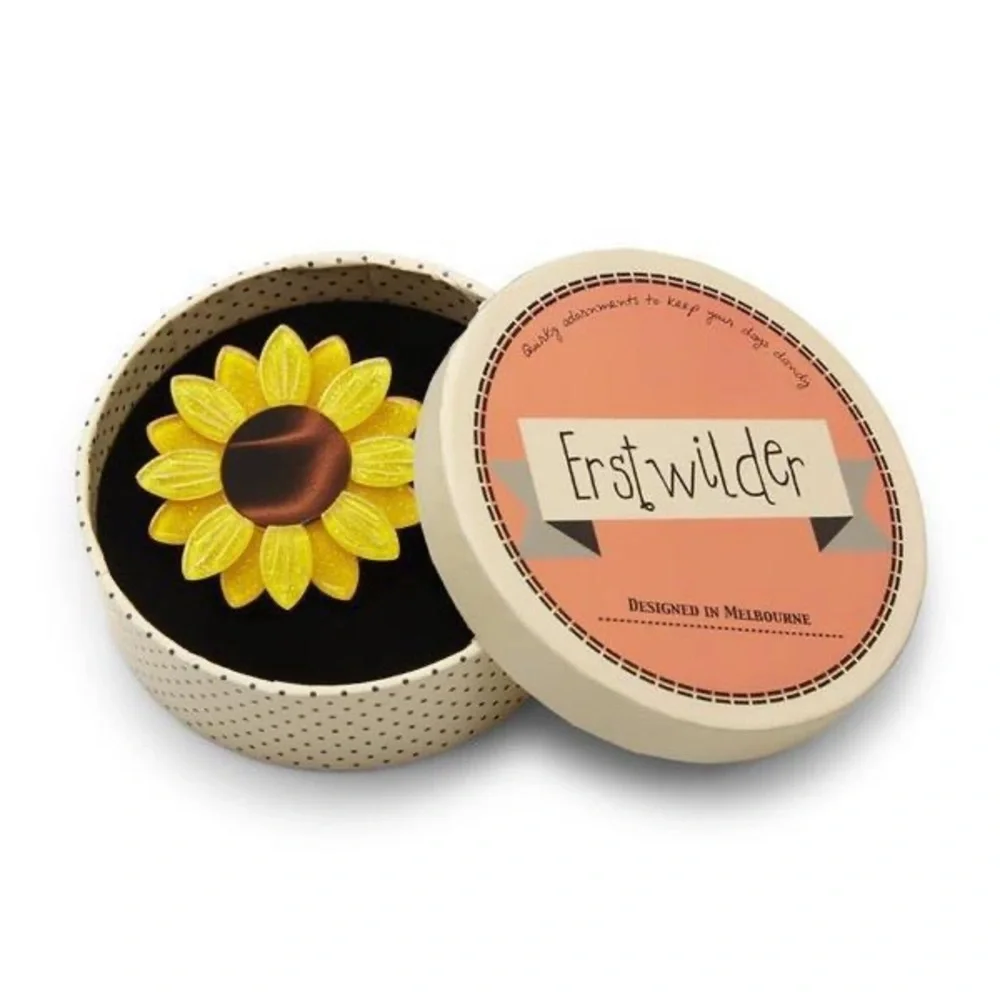BRAND NEW - Erstwilder - Brooch - Sumptuous Sunflower 🌻